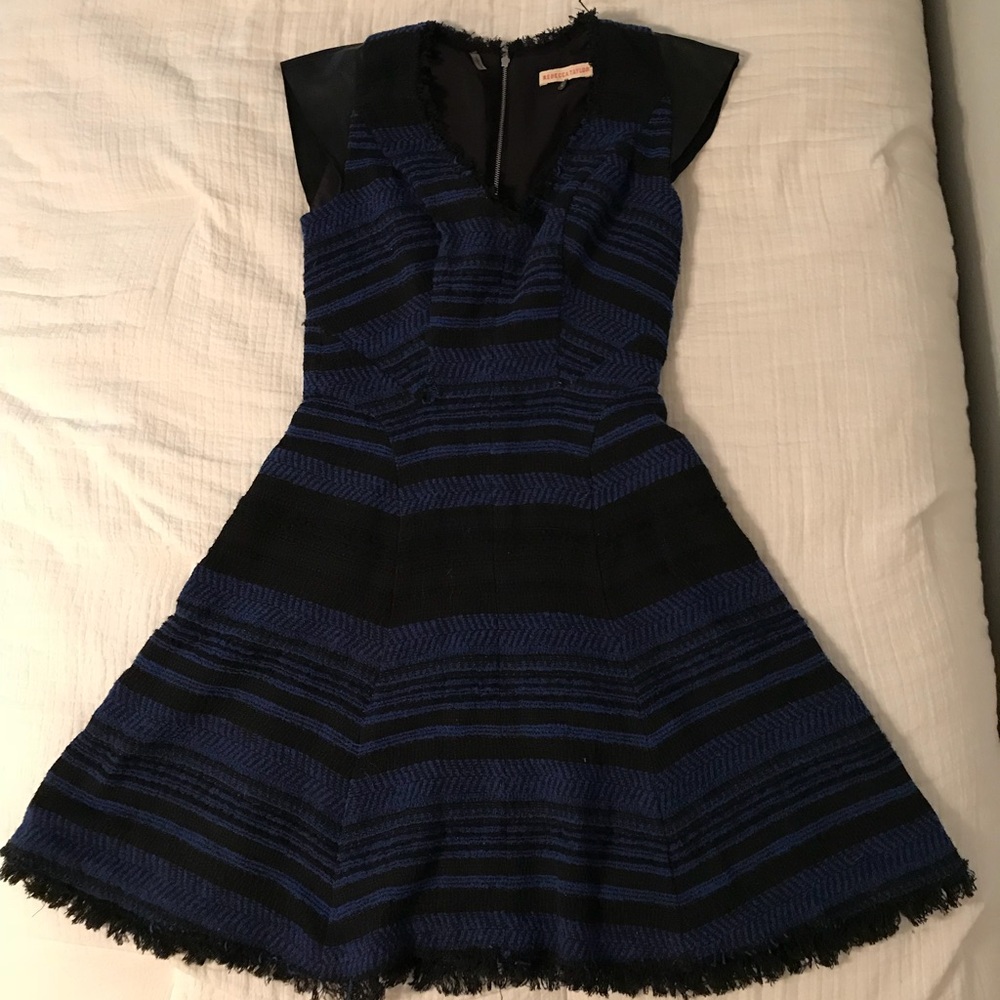 Blue and Black Rebecca Taylor Dress
